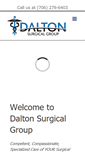 Mobile Screenshot of daltonsurgical.com